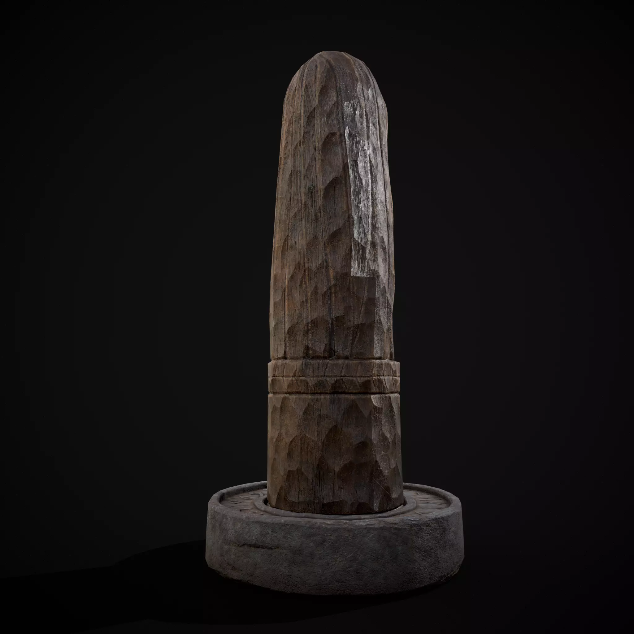 Slavic Gods Figurine Horsa Low-poly 3D model_11