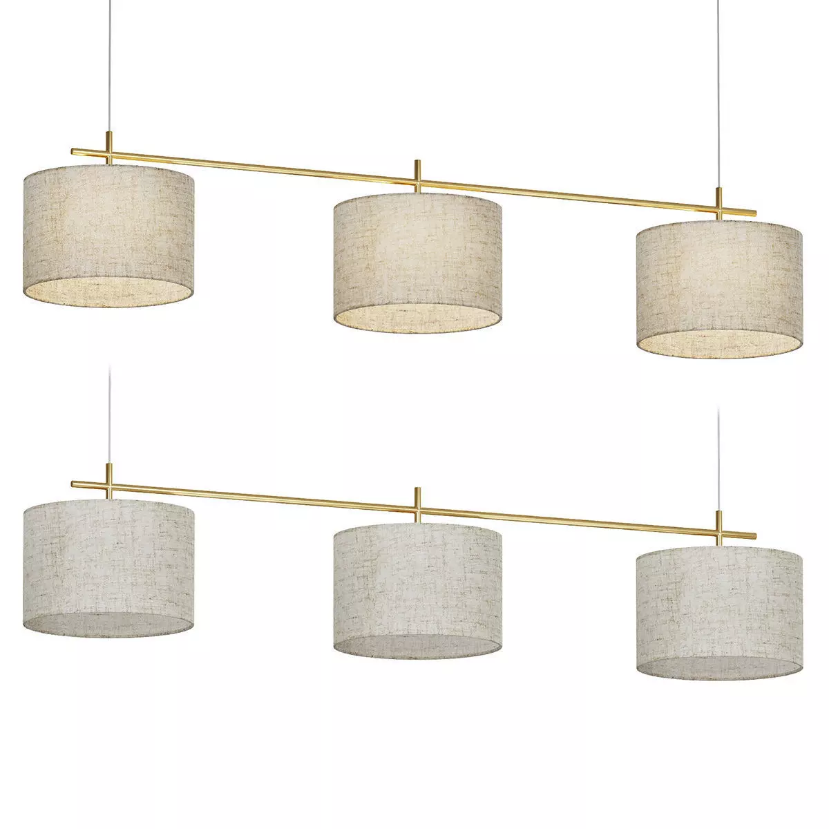 Liara Large Pendant Lamp 3D model_0