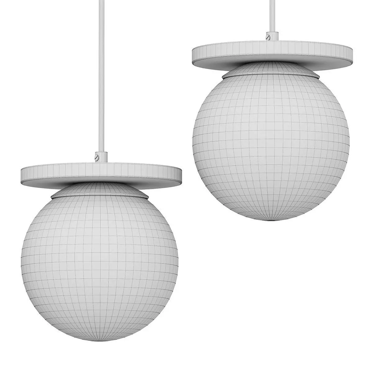 Malachi Pendant Light 3D model_2