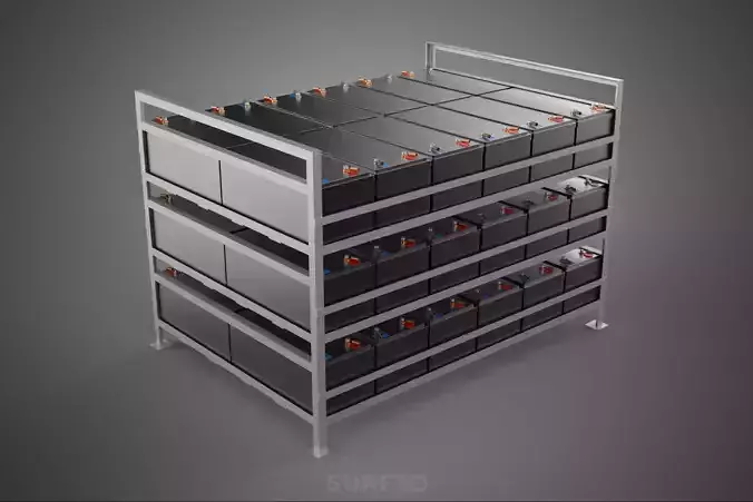 ARRAY BATTERY RACK SYSTEM ENERGY STORAGE PACK BACKUP POWER BANK