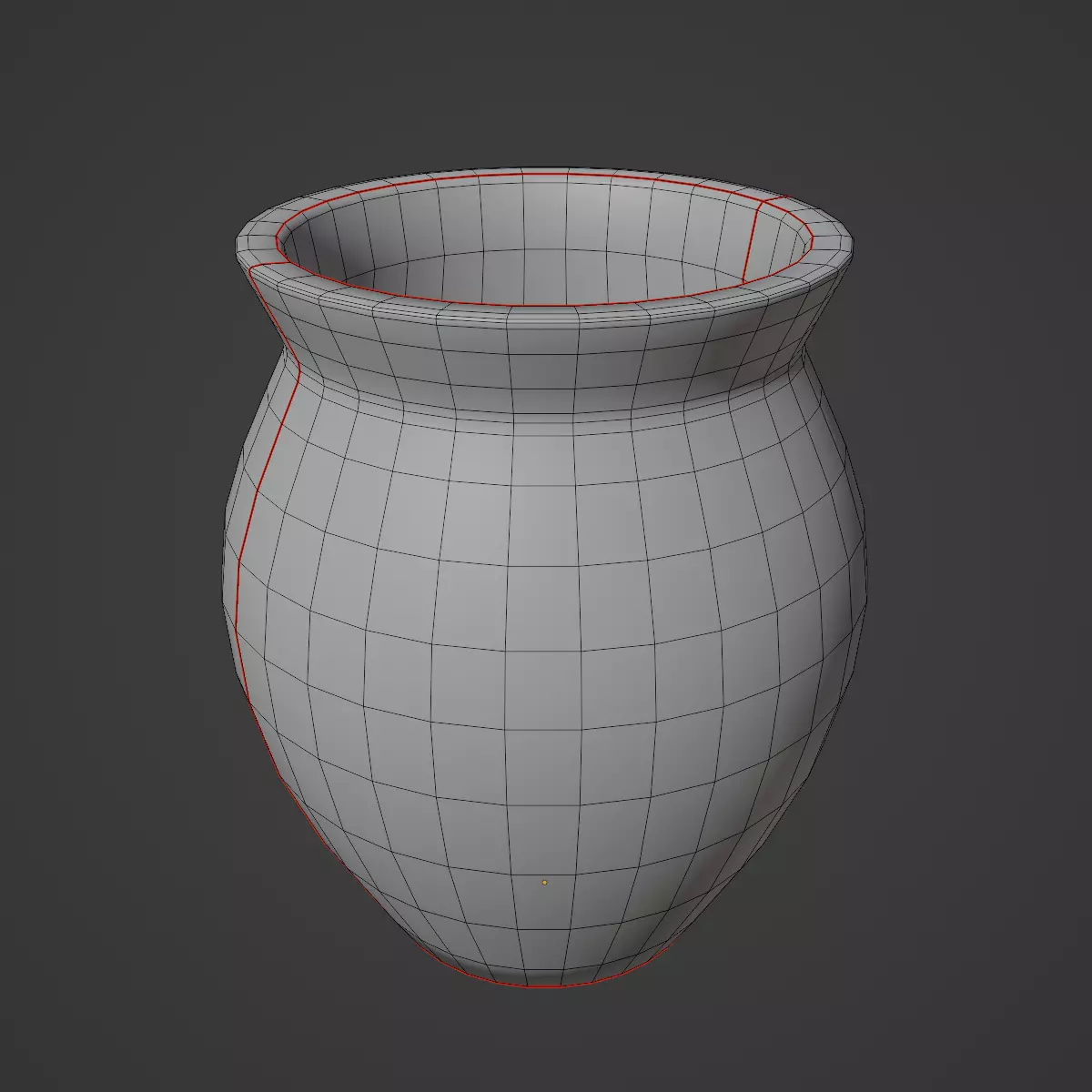 Pottery Cup Set Low-poly 3D model_19