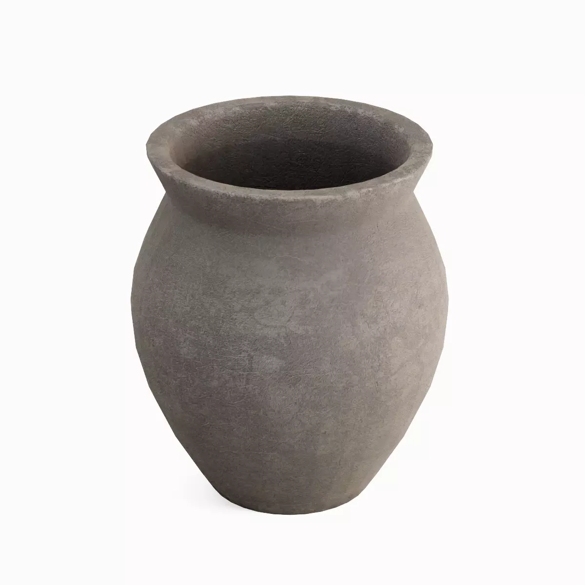 Pottery Cup Set Low-poly 3D model_4