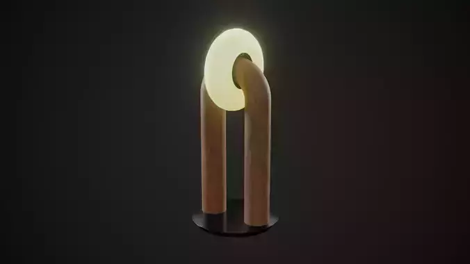 Wooden Dimmable Table Lamp