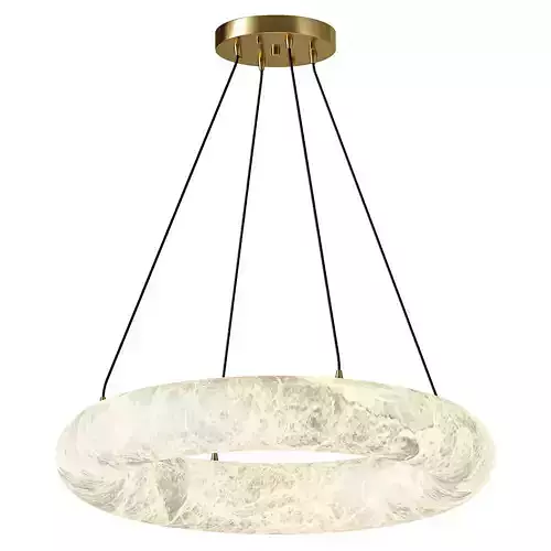 Natural Marble Wheel Chandelier
