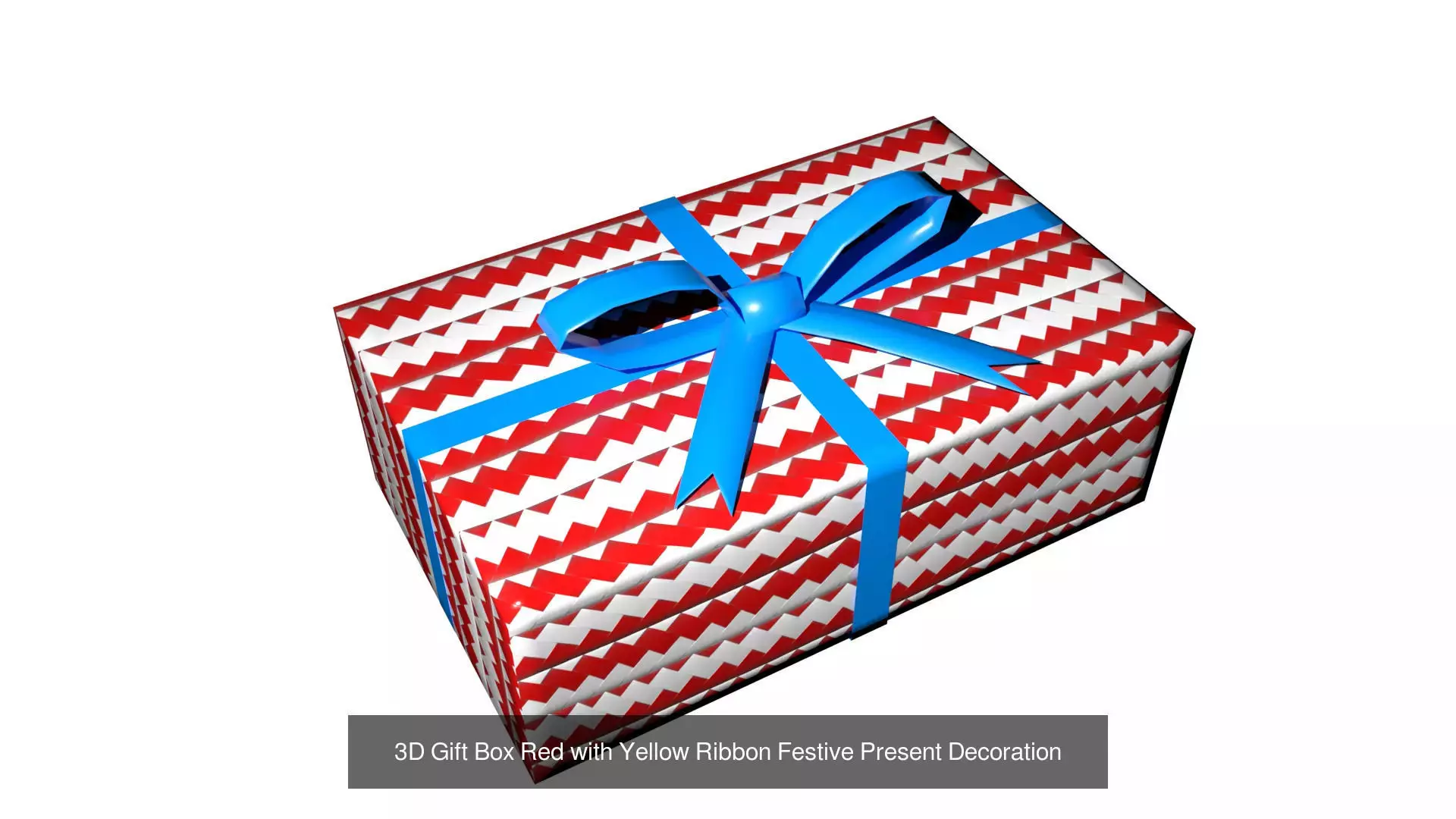 3D Gift Box Christmas Collection 4K Low-poly 3D model _1