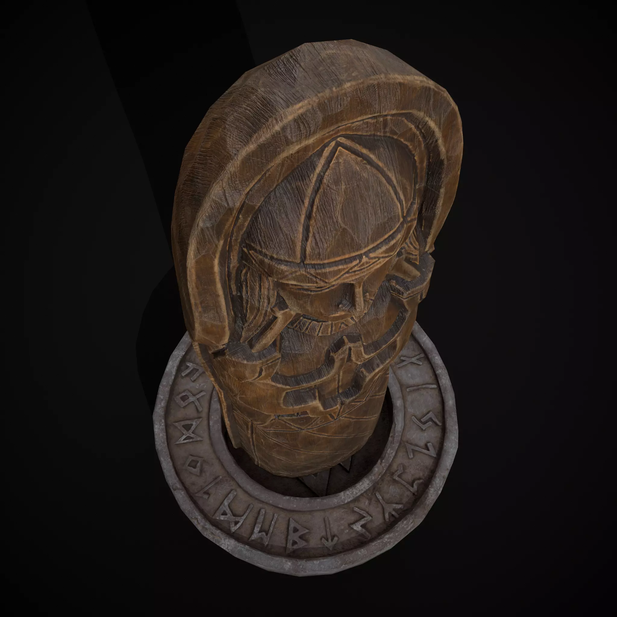 Slavic Gods Figurine Lada Low-poly 3D model_19