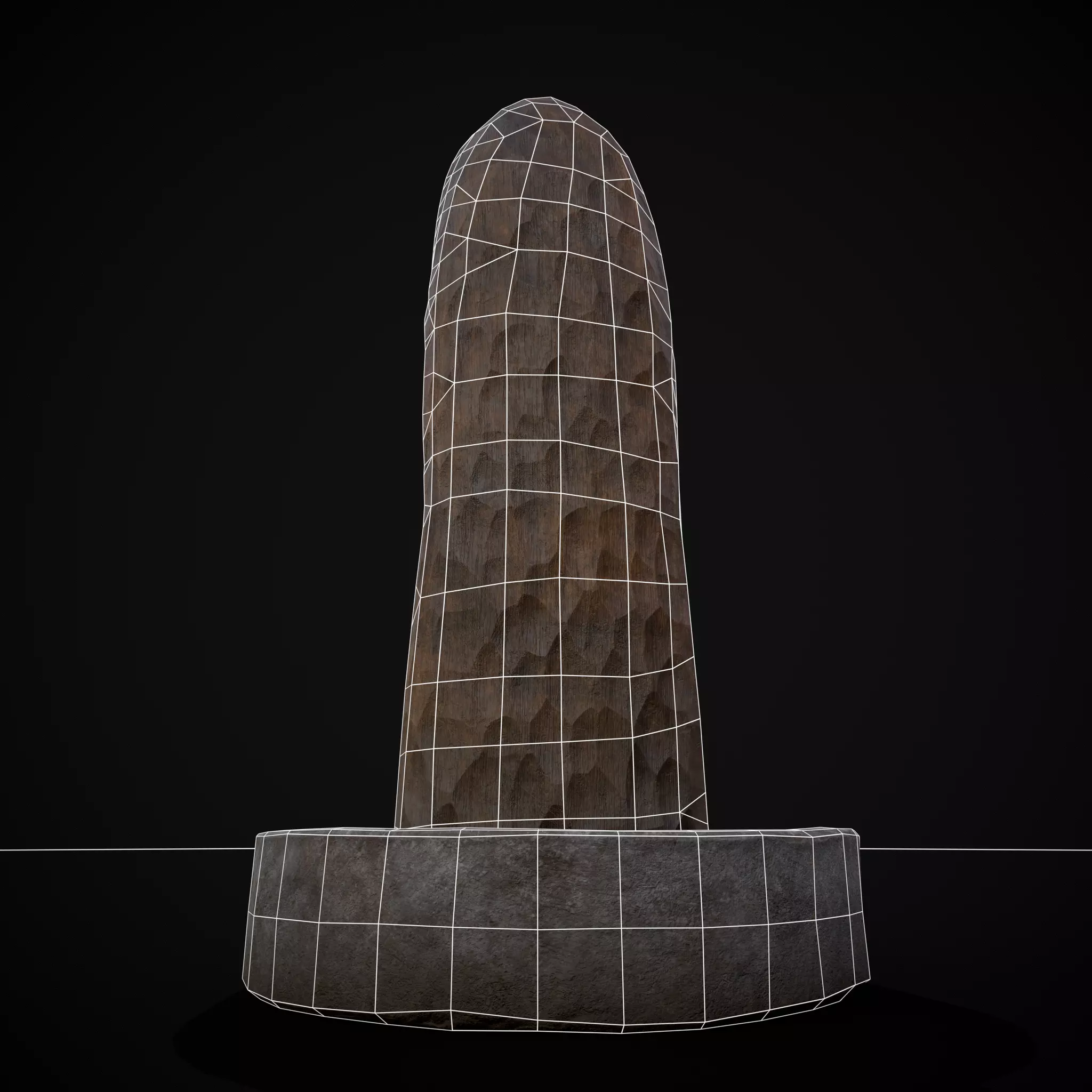 Slavic Gods Figurine Lada Low-poly 3D model_6