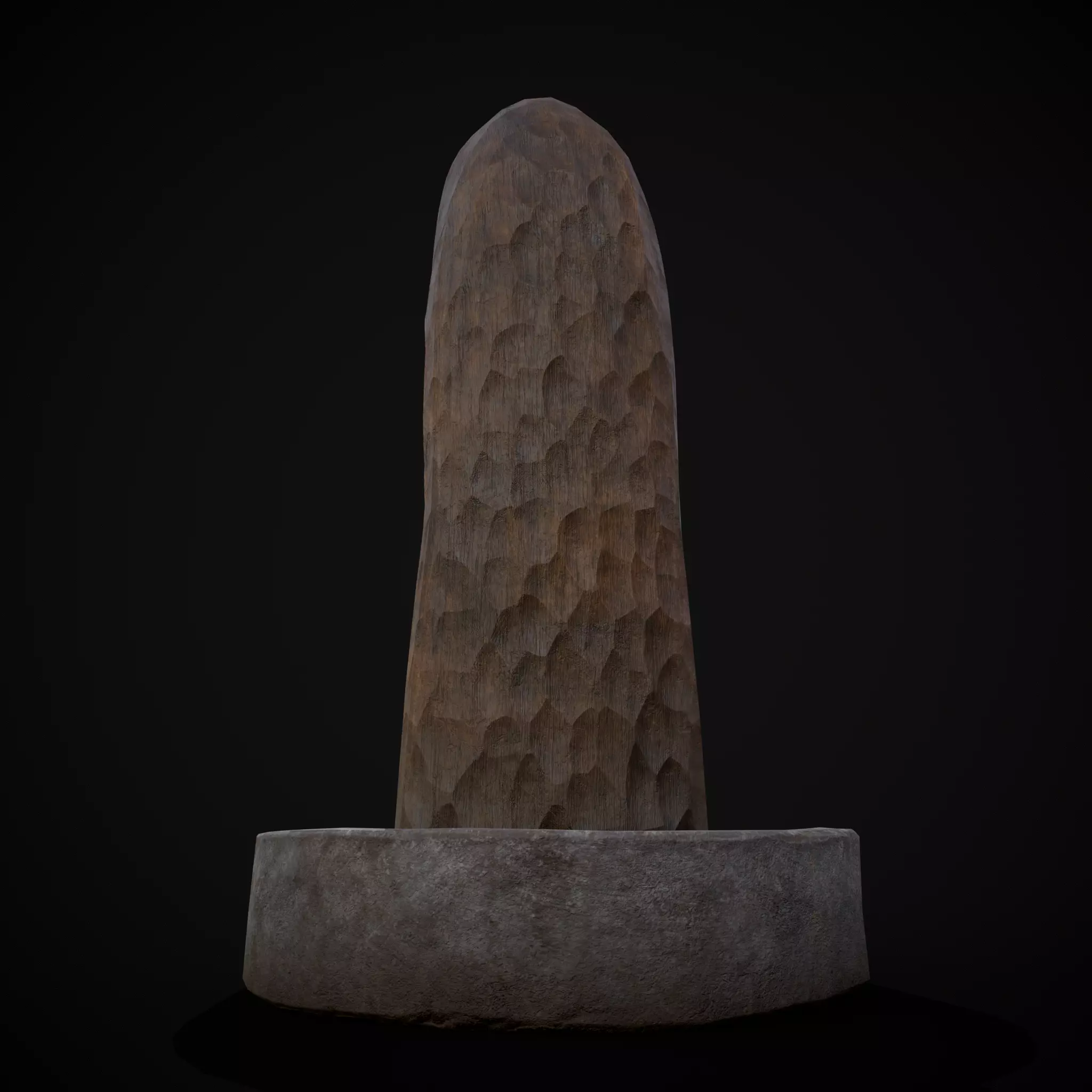 Slavic Gods Figurine Lada Low-poly 3D model_5