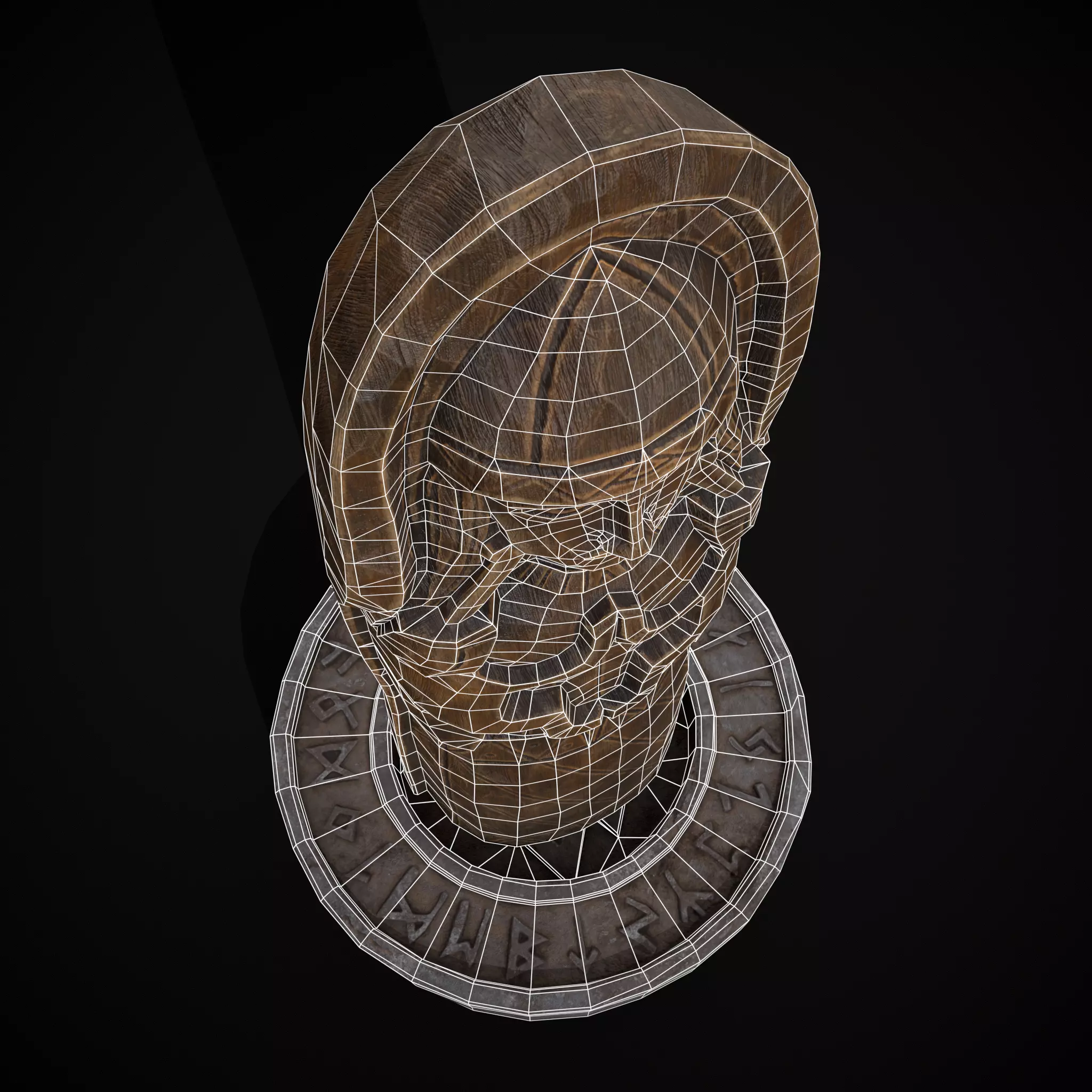 Slavic Gods Figurine Lada Low-poly 3D model_20