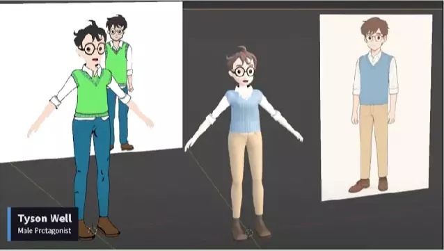 Animated film - Firewall Against Ragging  Low-poly 3D model_0