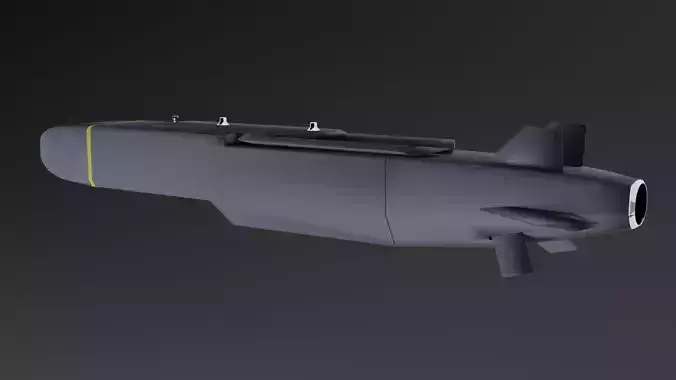 Storm Shadow SCALP-EG Cruise Missile Game Ready