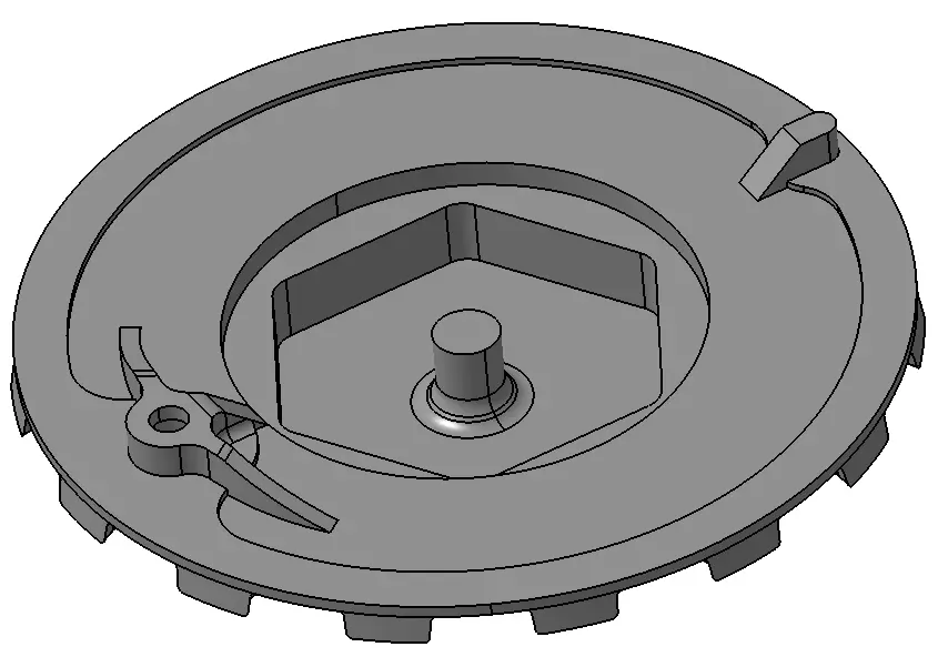 BBS WHEEL REPLICA COVER 157 MM 3D print model_5
