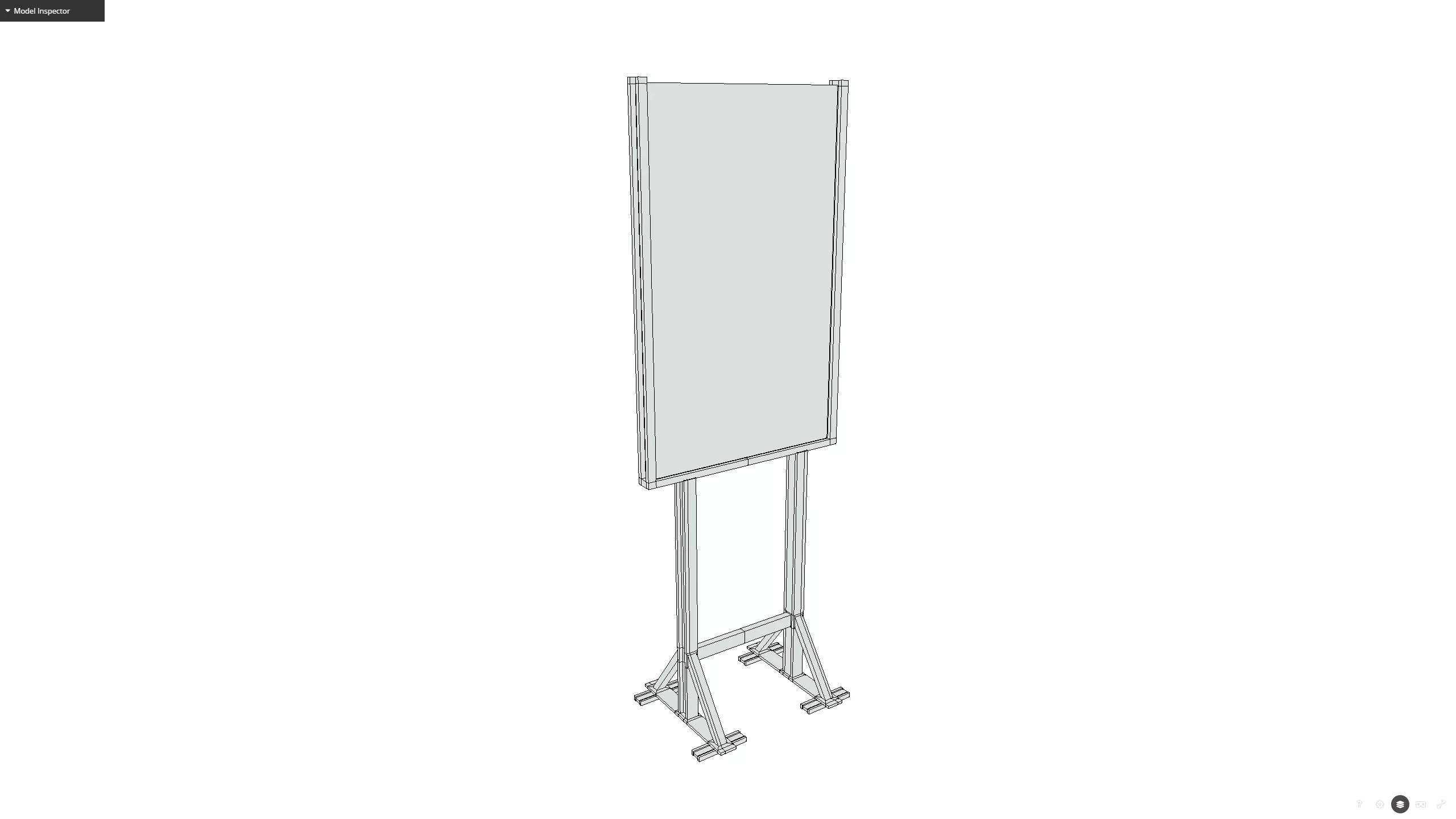 Shooting target Low-poly 3D model_15