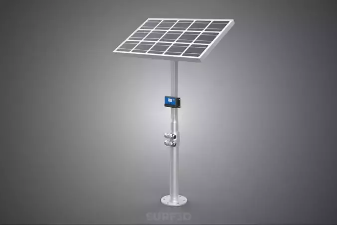 MOUNTED POLE STAND SOLAR CELL PANEL CONTROLLER CHARGE REGULATOR