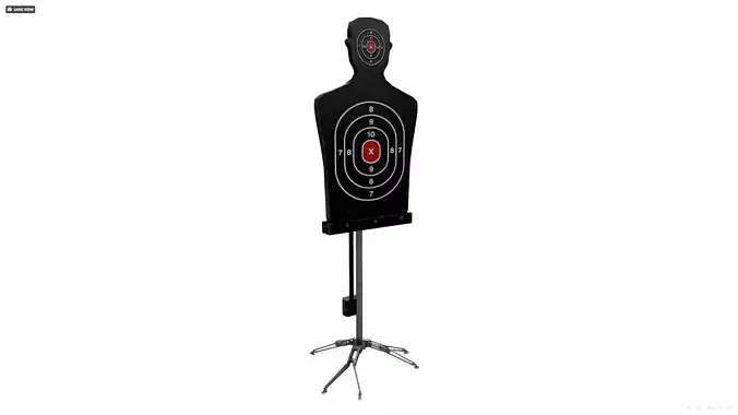 Rocking shooting target