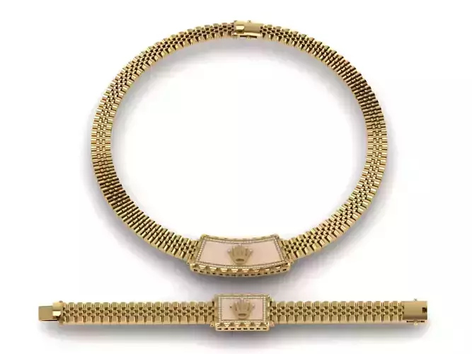 Necklace and bracelet set