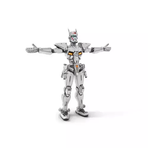 Futuristic Armored Robot model pack