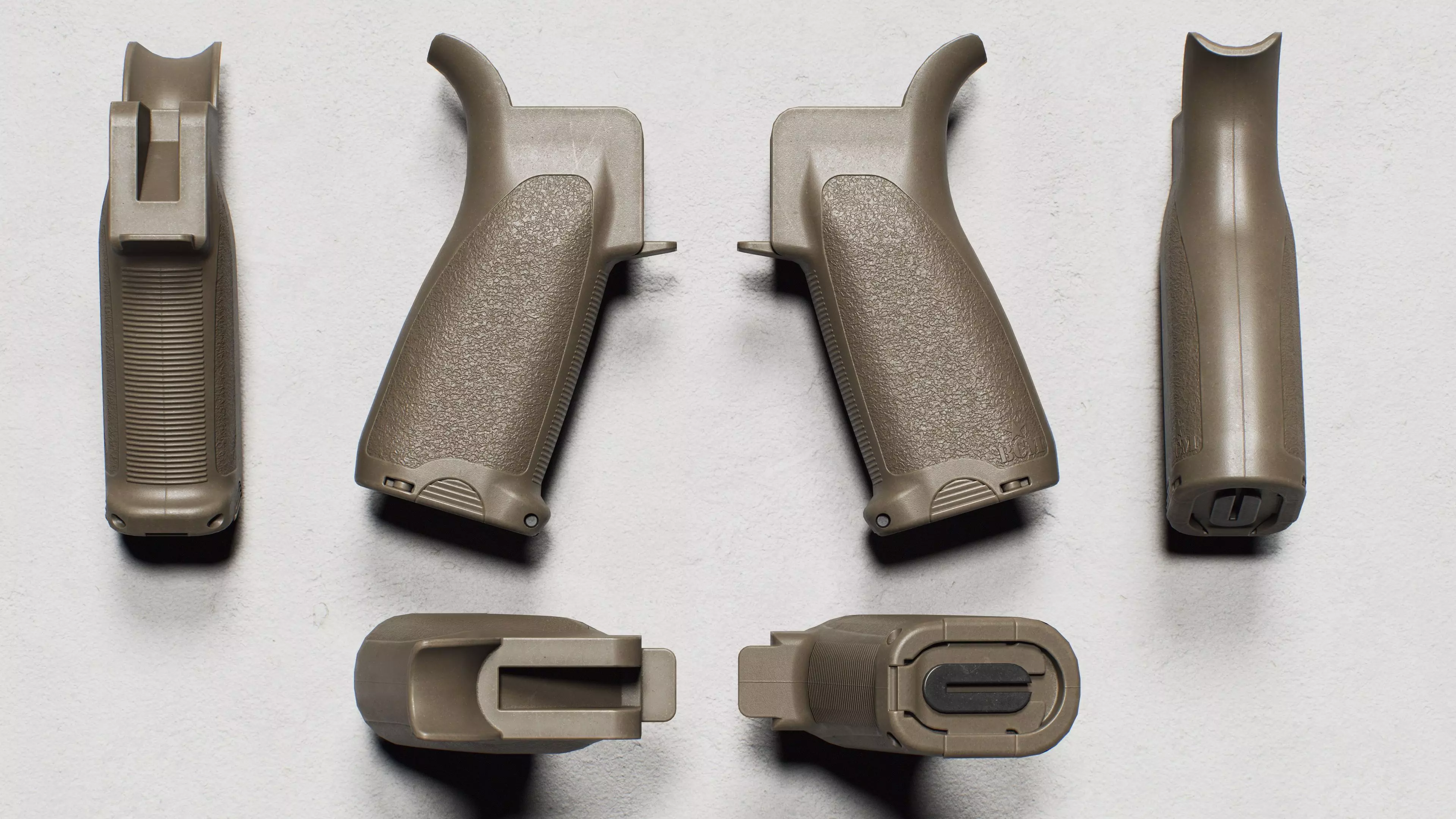 Bravo Company - BCM Grip Mod 3 - Replica Low-poly 3D model_2