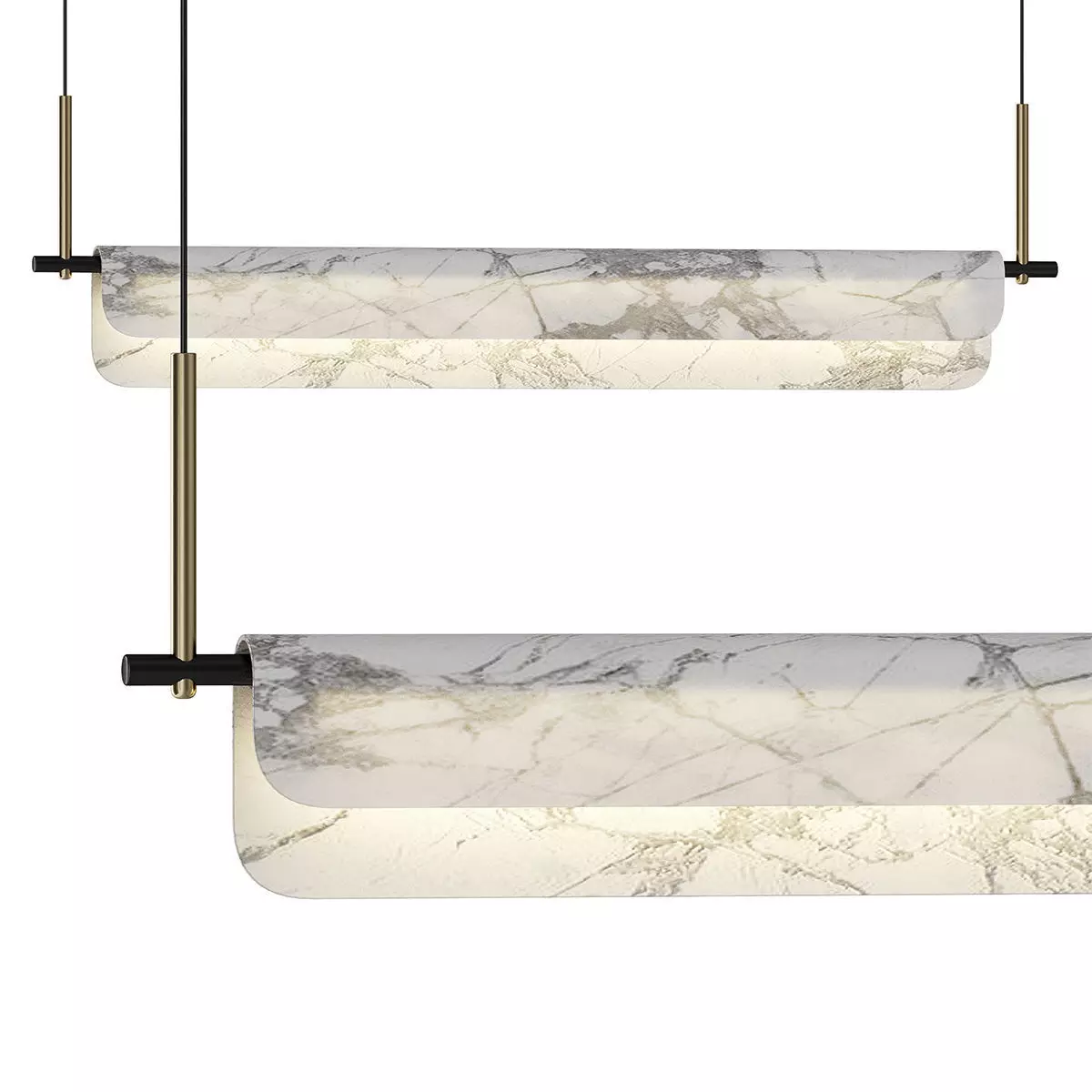 Years Alabaster Pendant Light 3D model