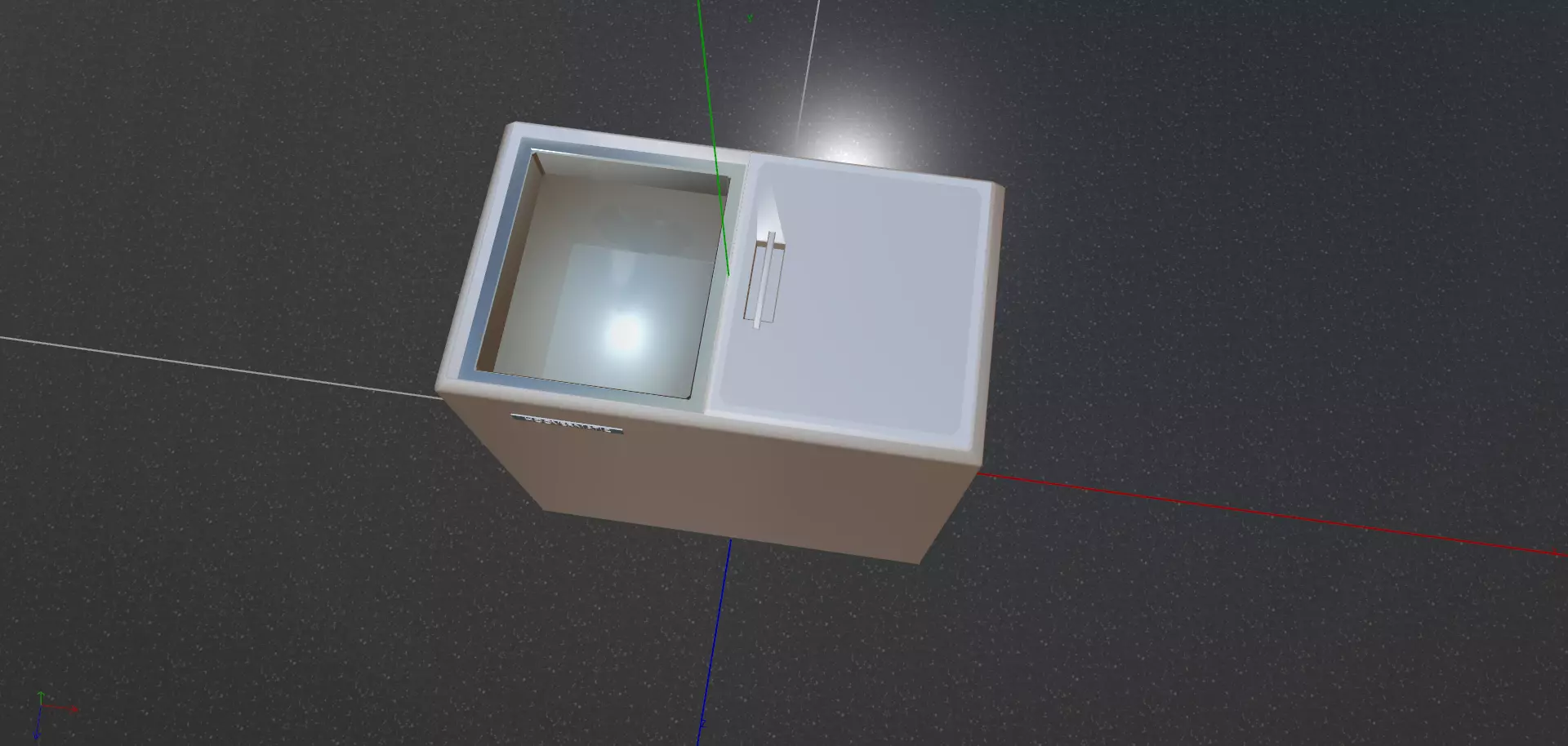 Vintage washing machine Hoovermatic TPSM162 3D model_2