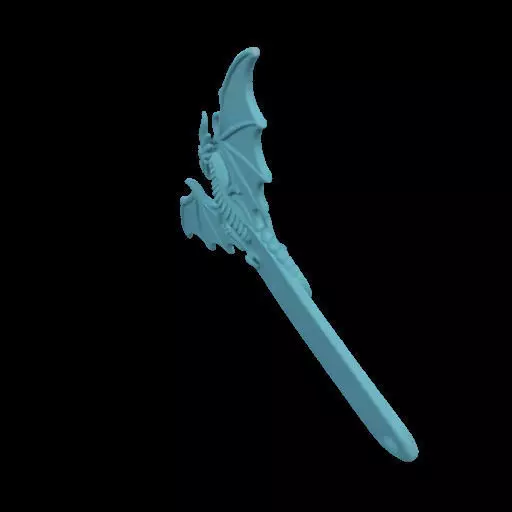 Dragon Shaped Bookmark 3D print model_10