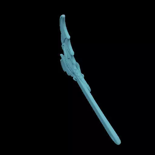 Dragon Shaped Bookmark 3D print model_9