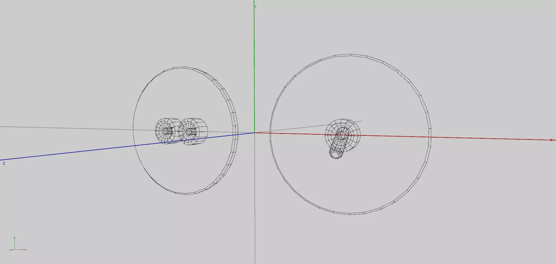 Old style wall plug and switch Free 3D model_3