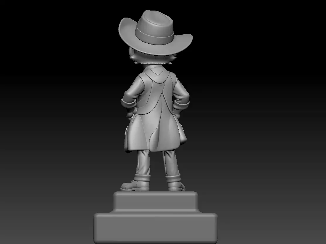 Harrison Ford as Indiana Jones Printable 3D Model 3D print model_4