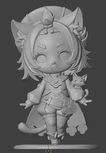 P fof Diona 3D Printable Model for Collectors