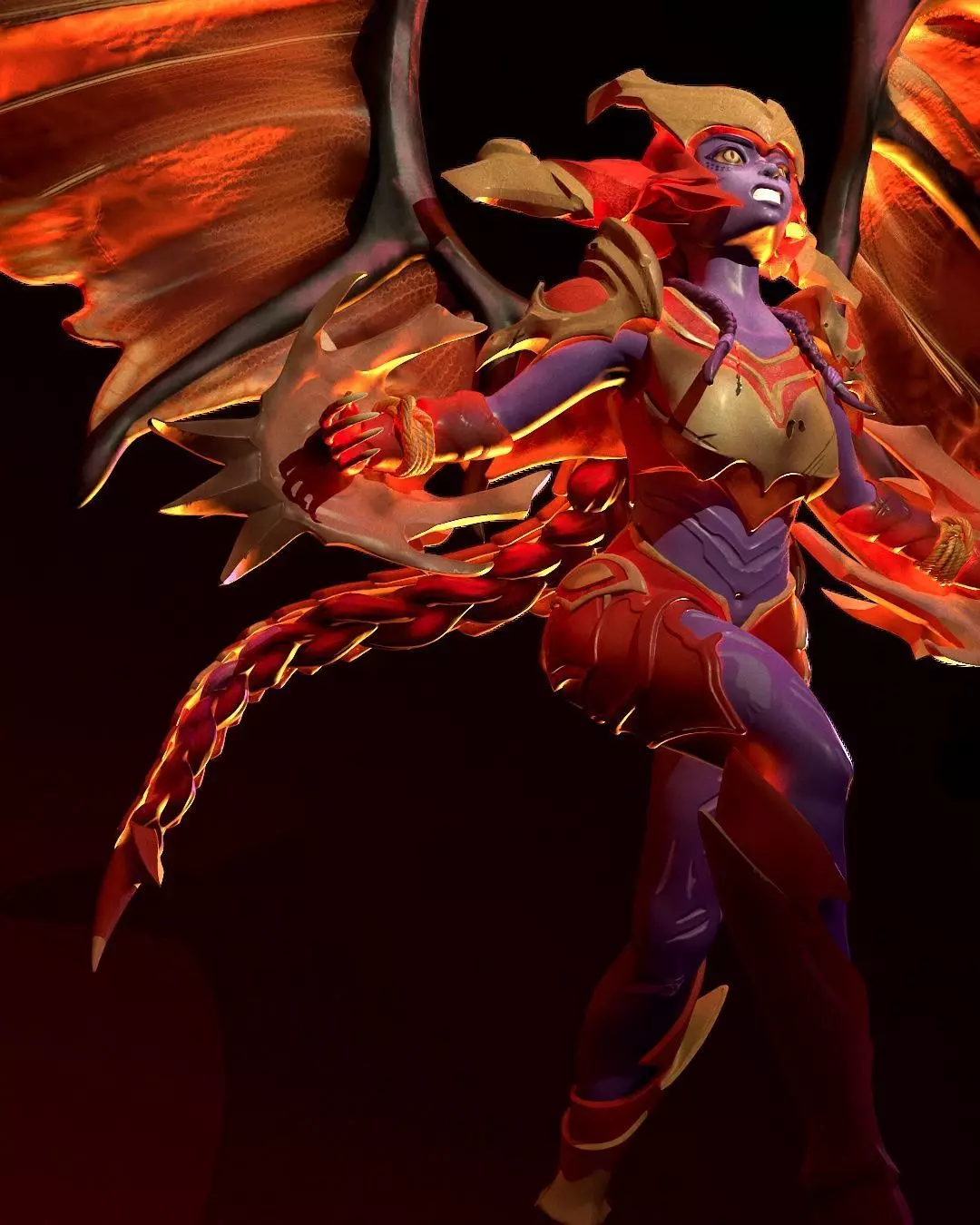 Shivana VS Baron Nashor League of legends 3D print model