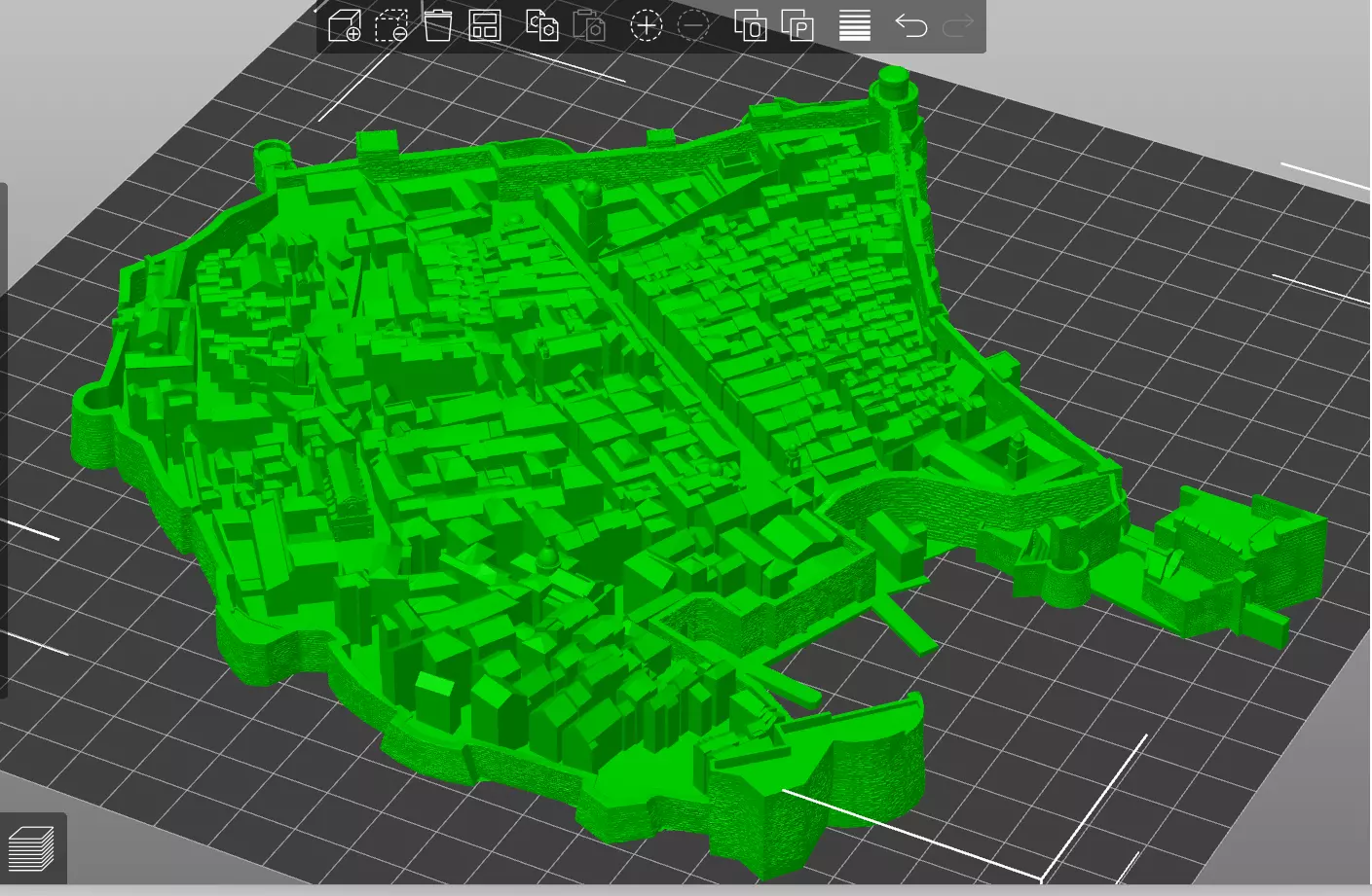  City of Dubrovnik  3D print model_0