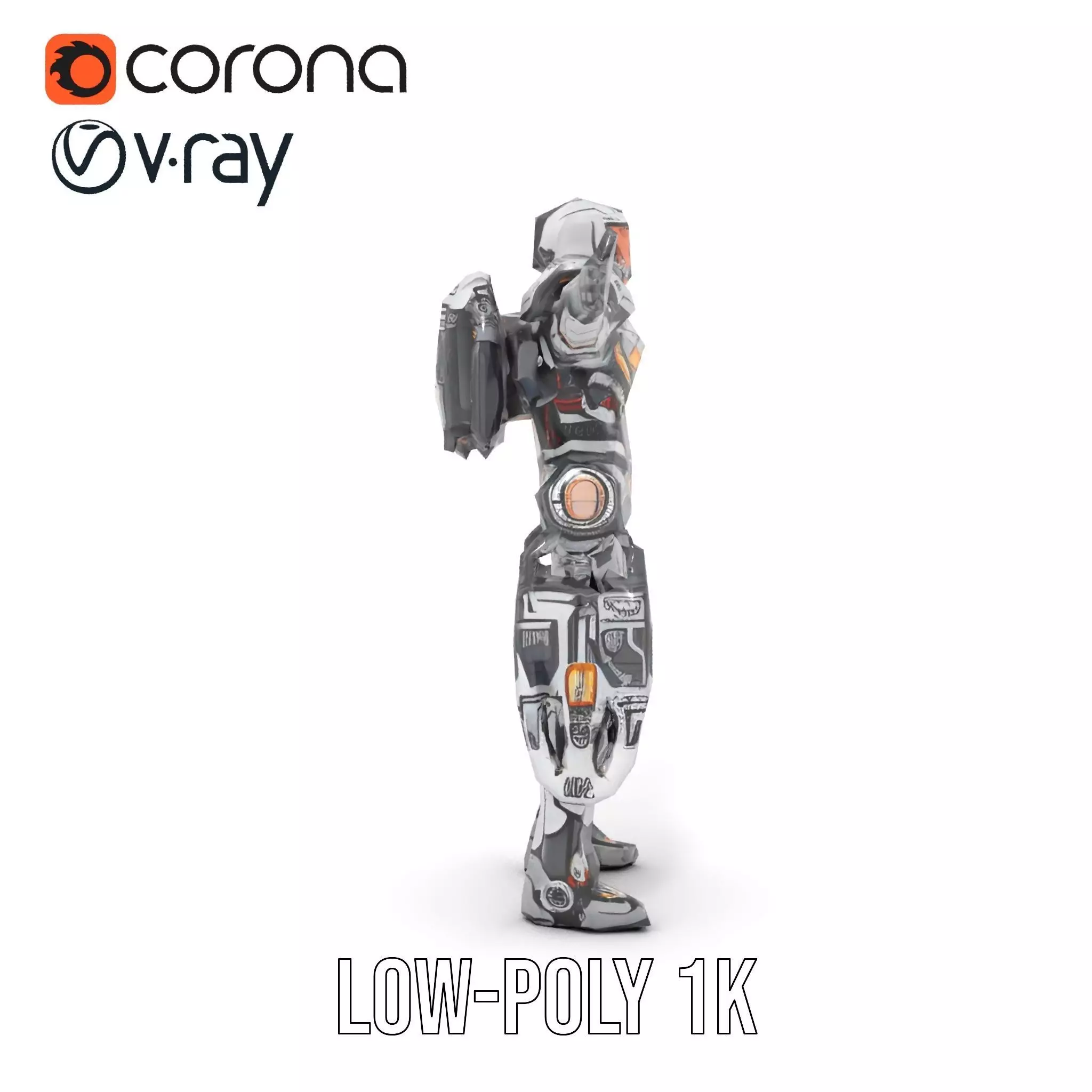 Guardian Exosuit model pack Low-poly 3D model_7