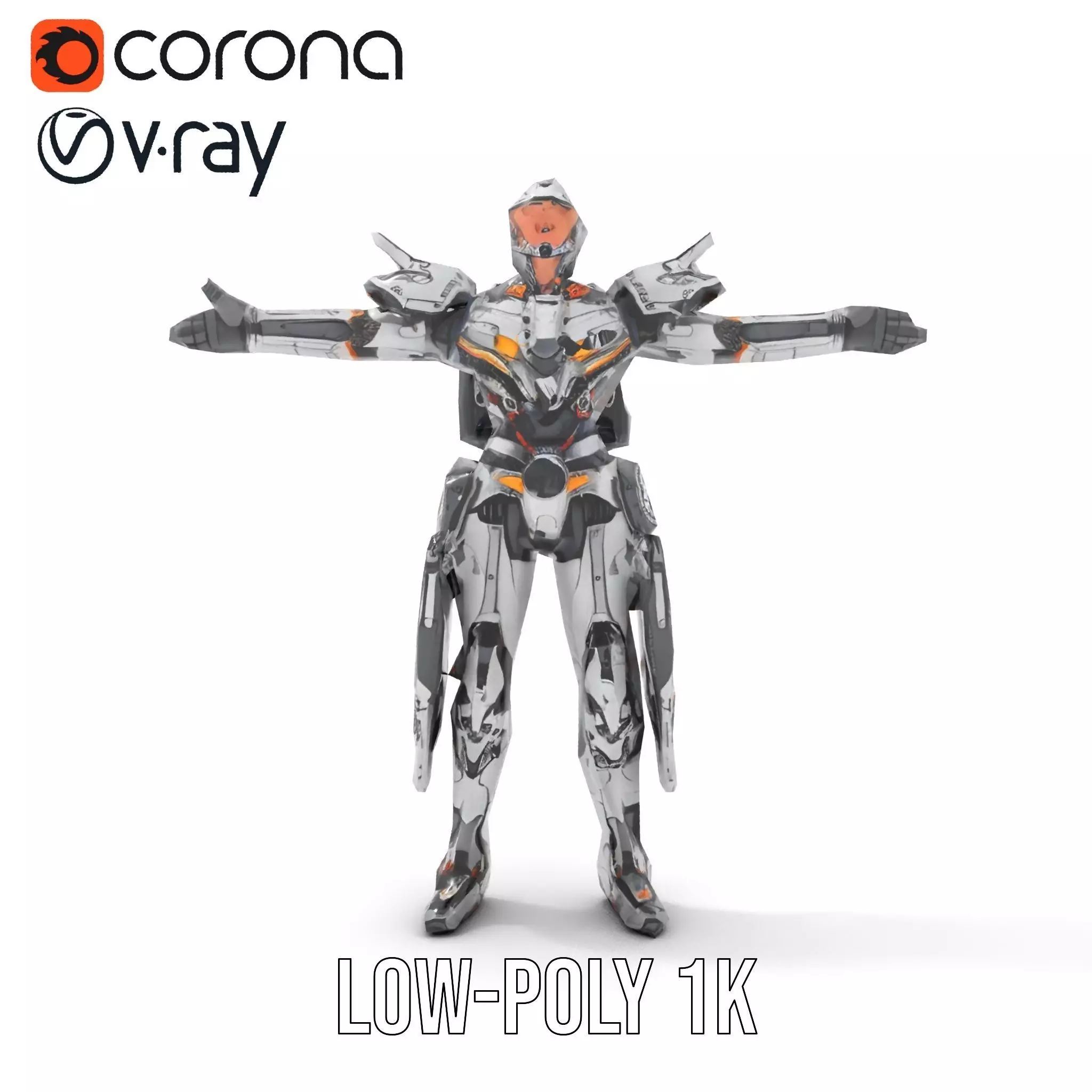 Guardian Exosuit model pack Low-poly 3D model_11