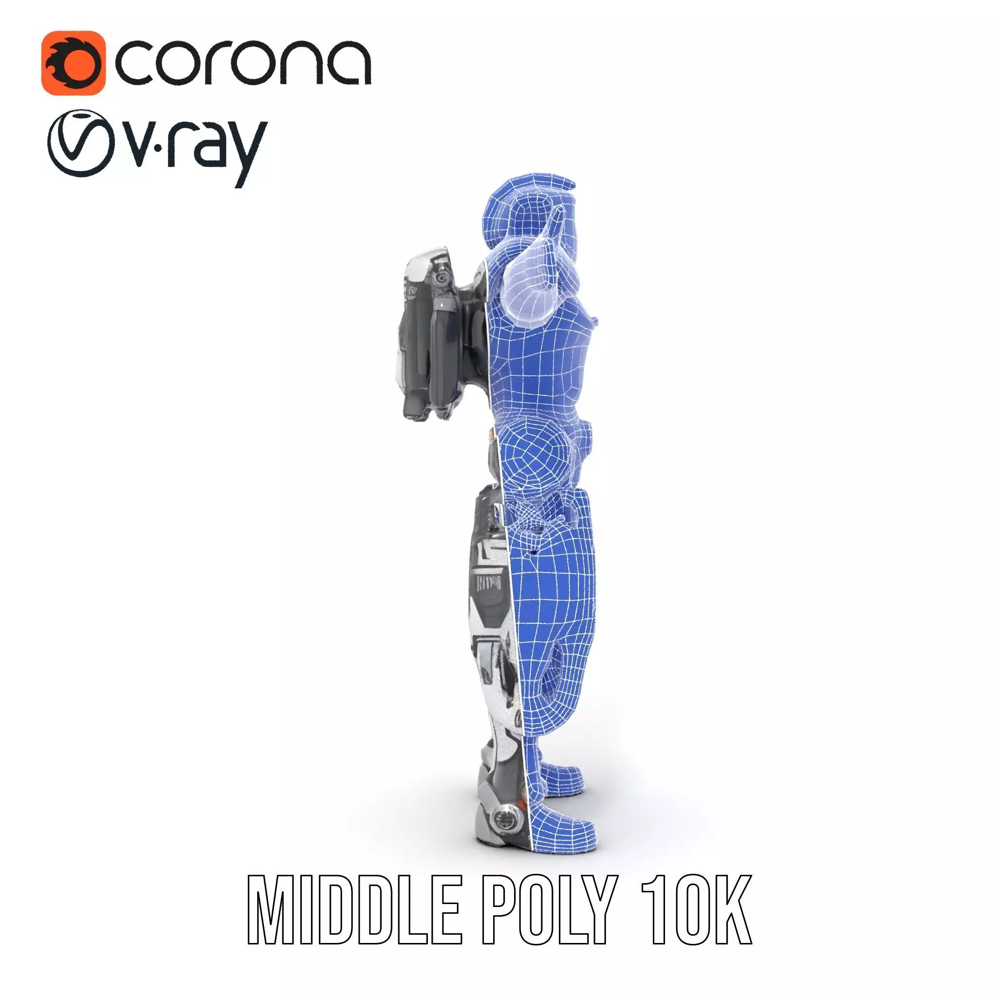 Guardian Exosuit model pack Low-poly 3D model_27