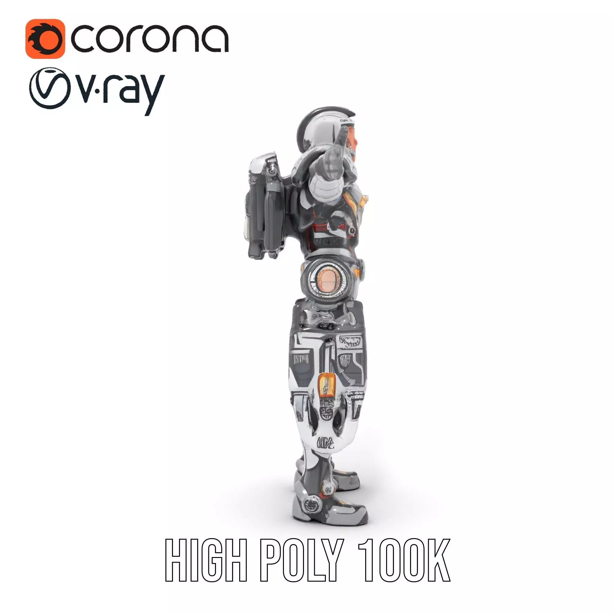 Guardian Exosuit model pack Low-poly 3D model_14