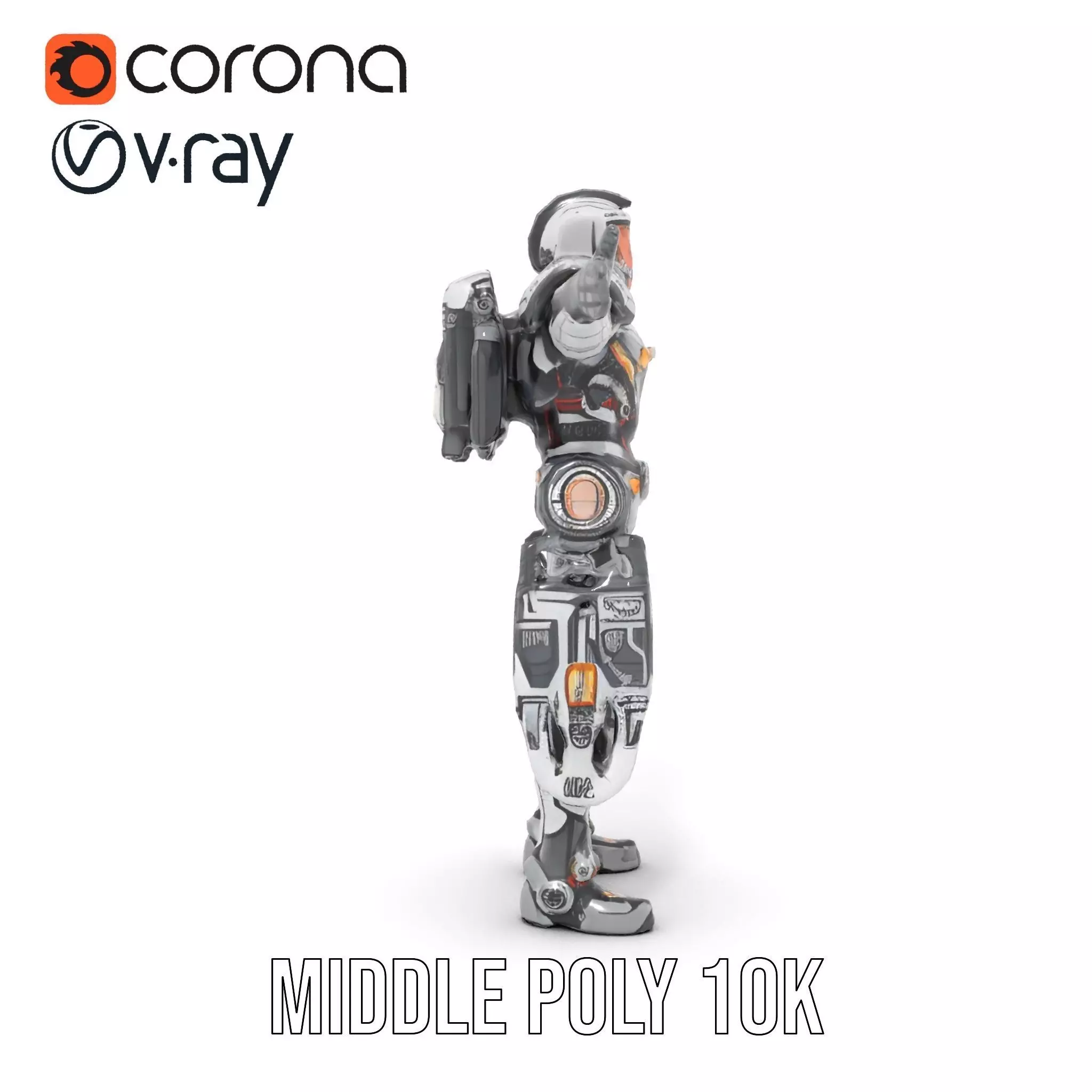 Guardian Exosuit model pack Low-poly 3D model_5