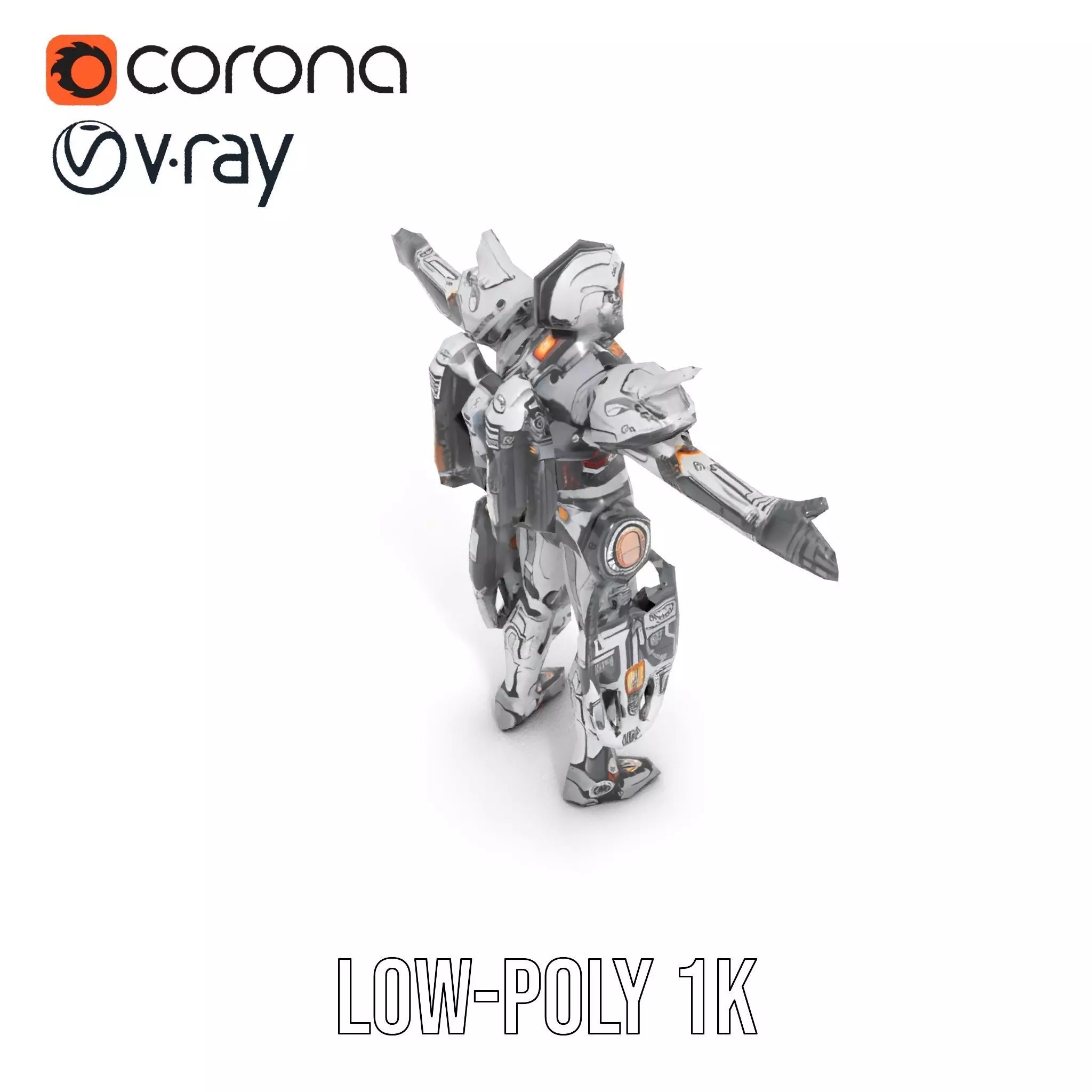 Guardian Exosuit model pack Low-poly 3D model_13