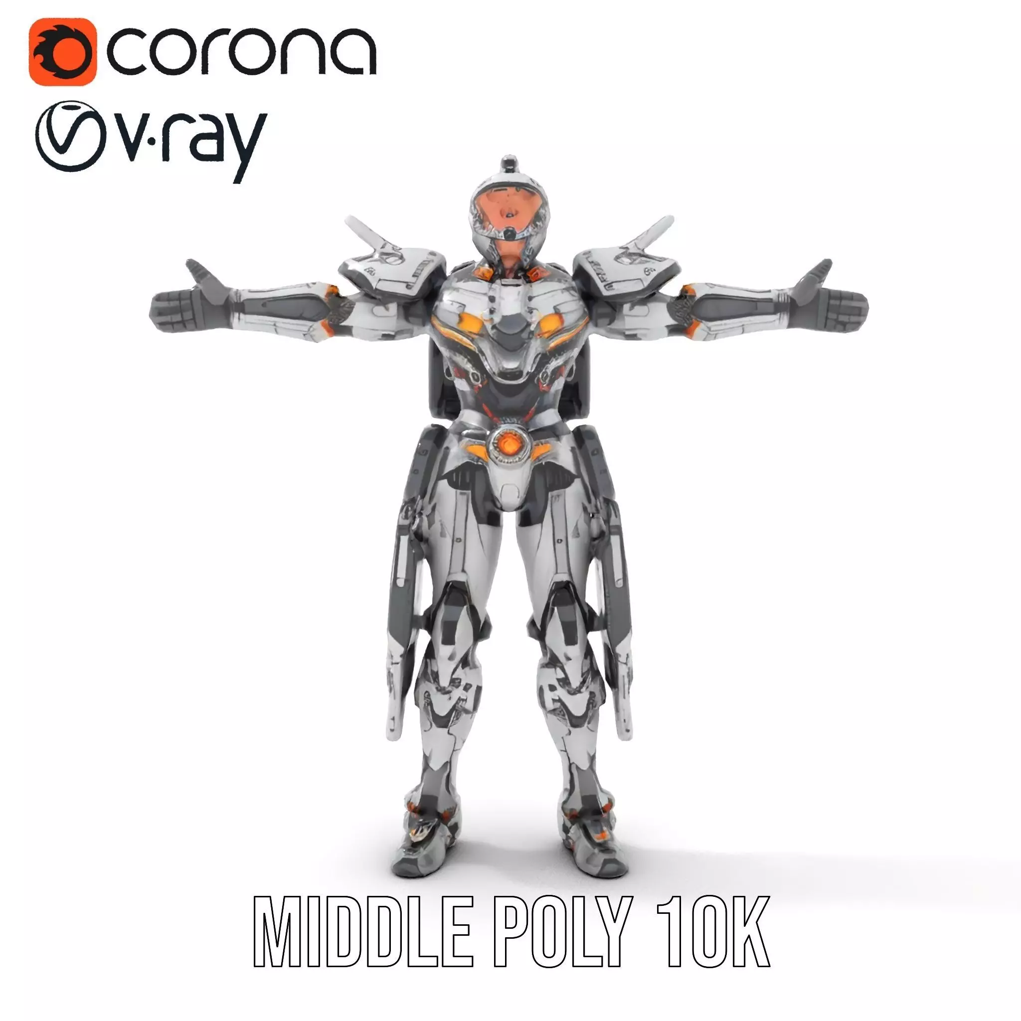 Guardian Exosuit model pack Low-poly 3D model_10