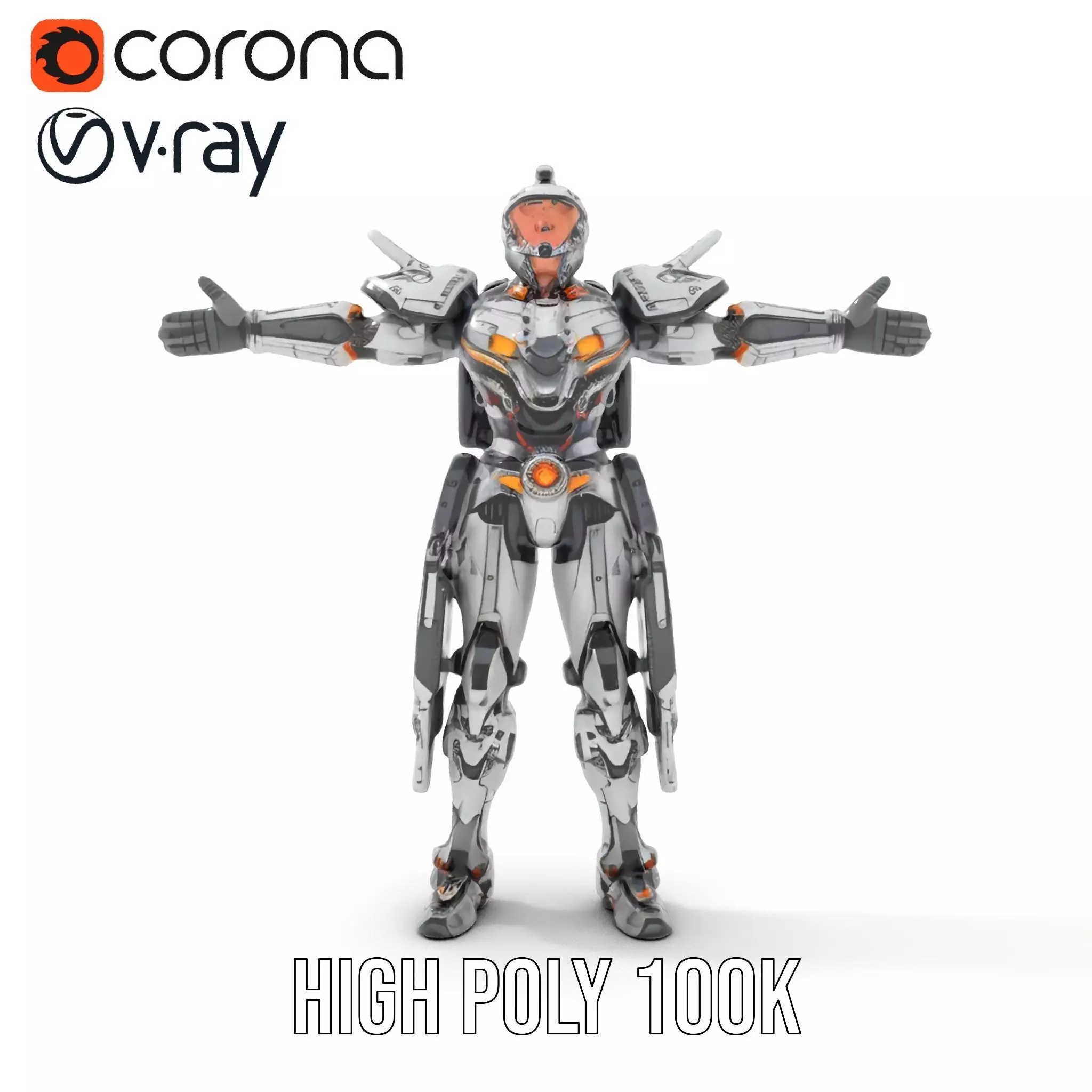 Guardian Exosuit model pack Low-poly 3D model_23