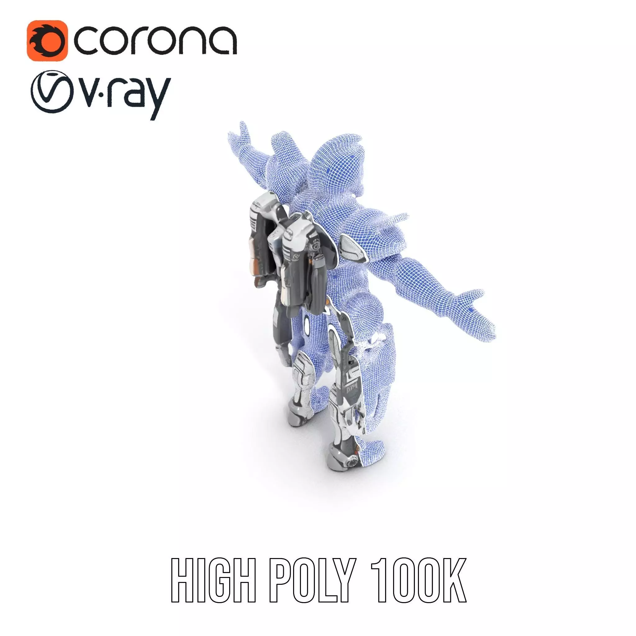 Guardian Exosuit model pack Low-poly 3D model_26