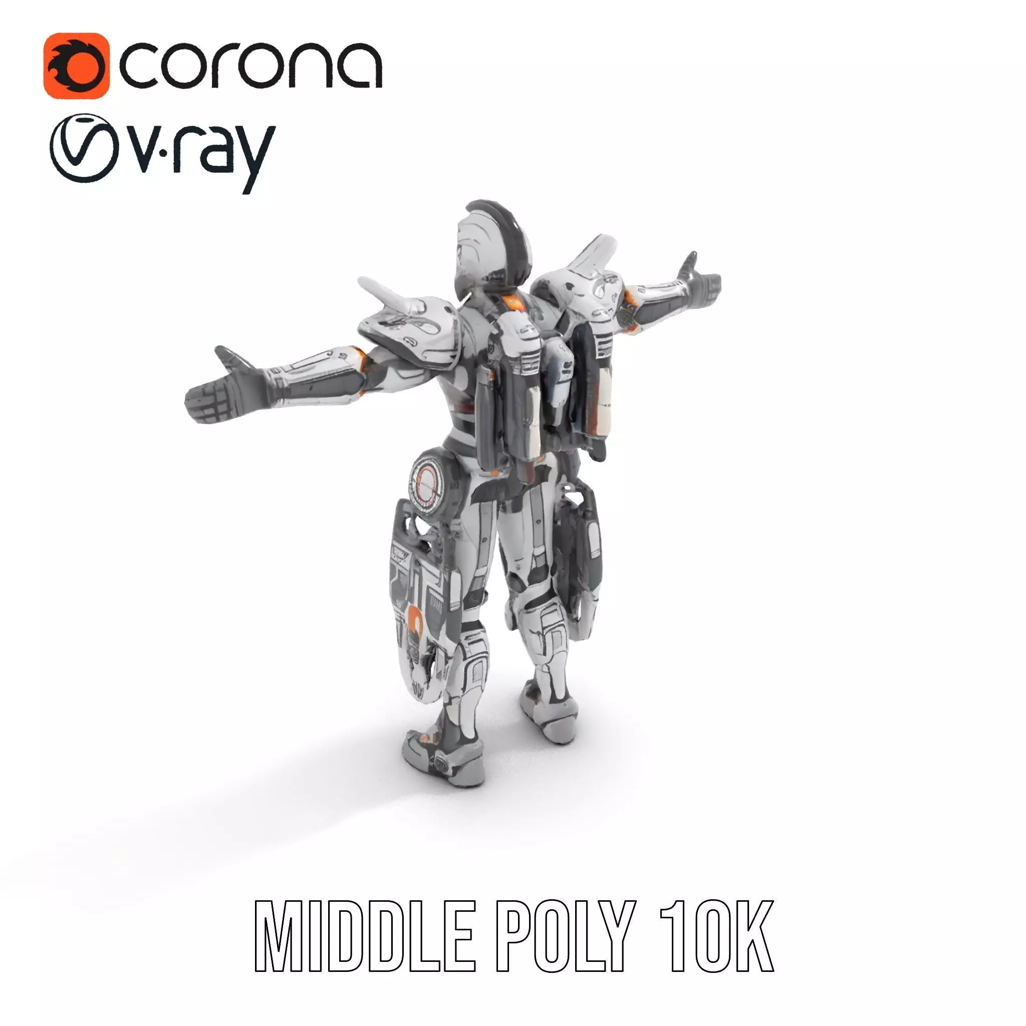 Guardian Exosuit model pack Low-poly 3D model_18