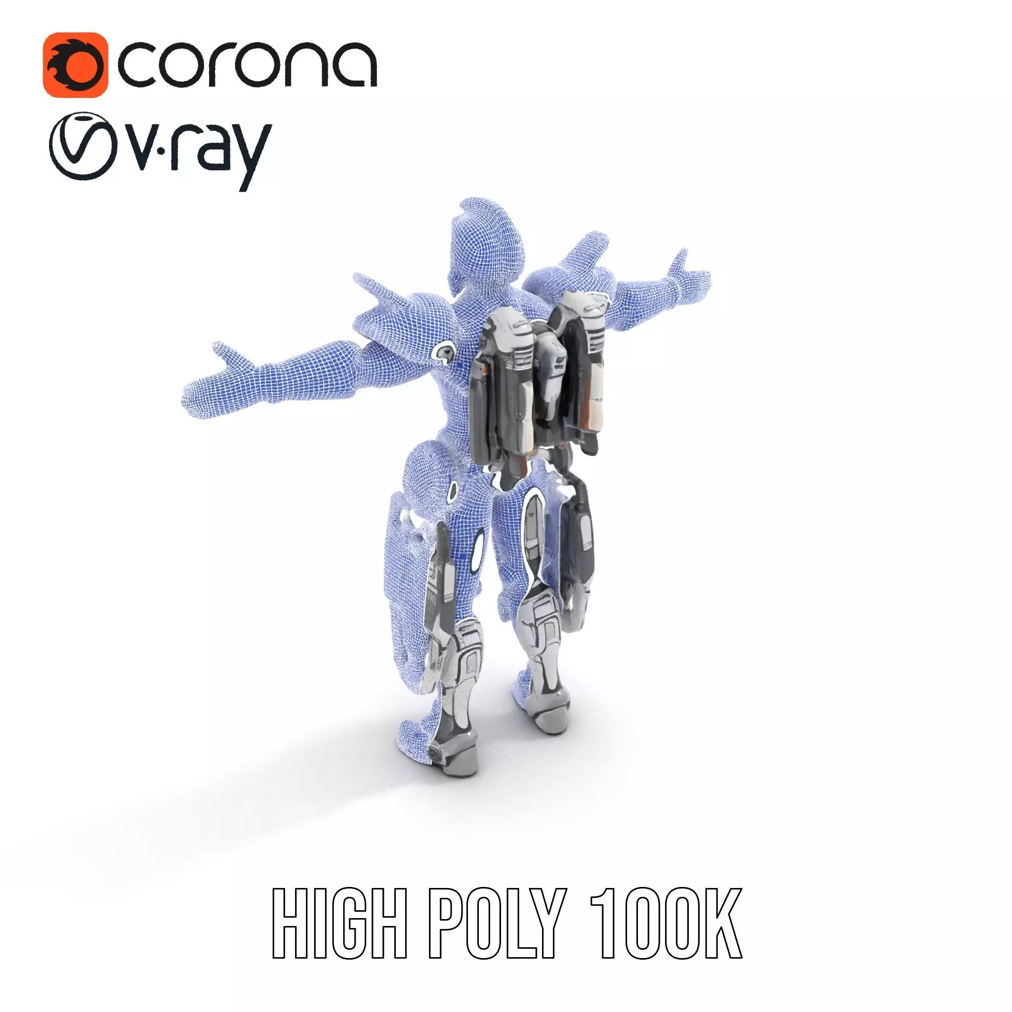 Guardian Exosuit model pack Low-poly 3D model_29