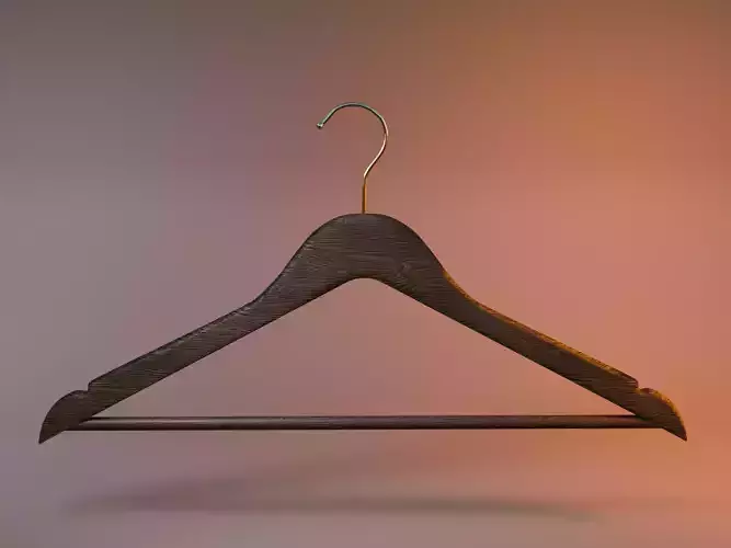 Wooden clothe hanger