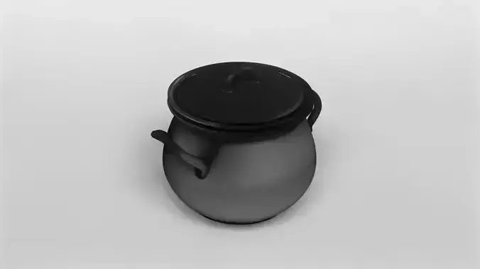 Classic Cast Iron Cooking Pot with Lid