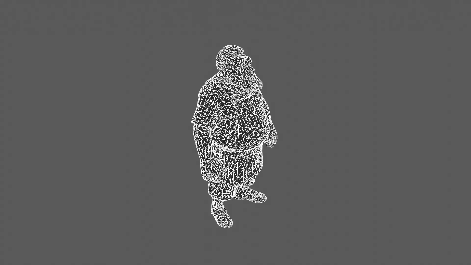 Stylized Elderly Craftsman Character 3D Model 3D model_8