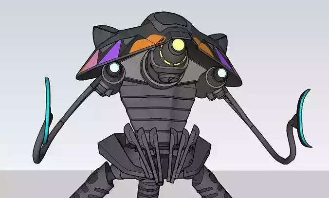 TRIPOD from War of the Worlds 2005 Free low-poly 3D model