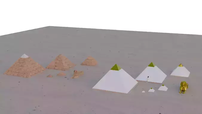 The Pyramids of Giza The Sphinx Egypt Now vs Past imagination