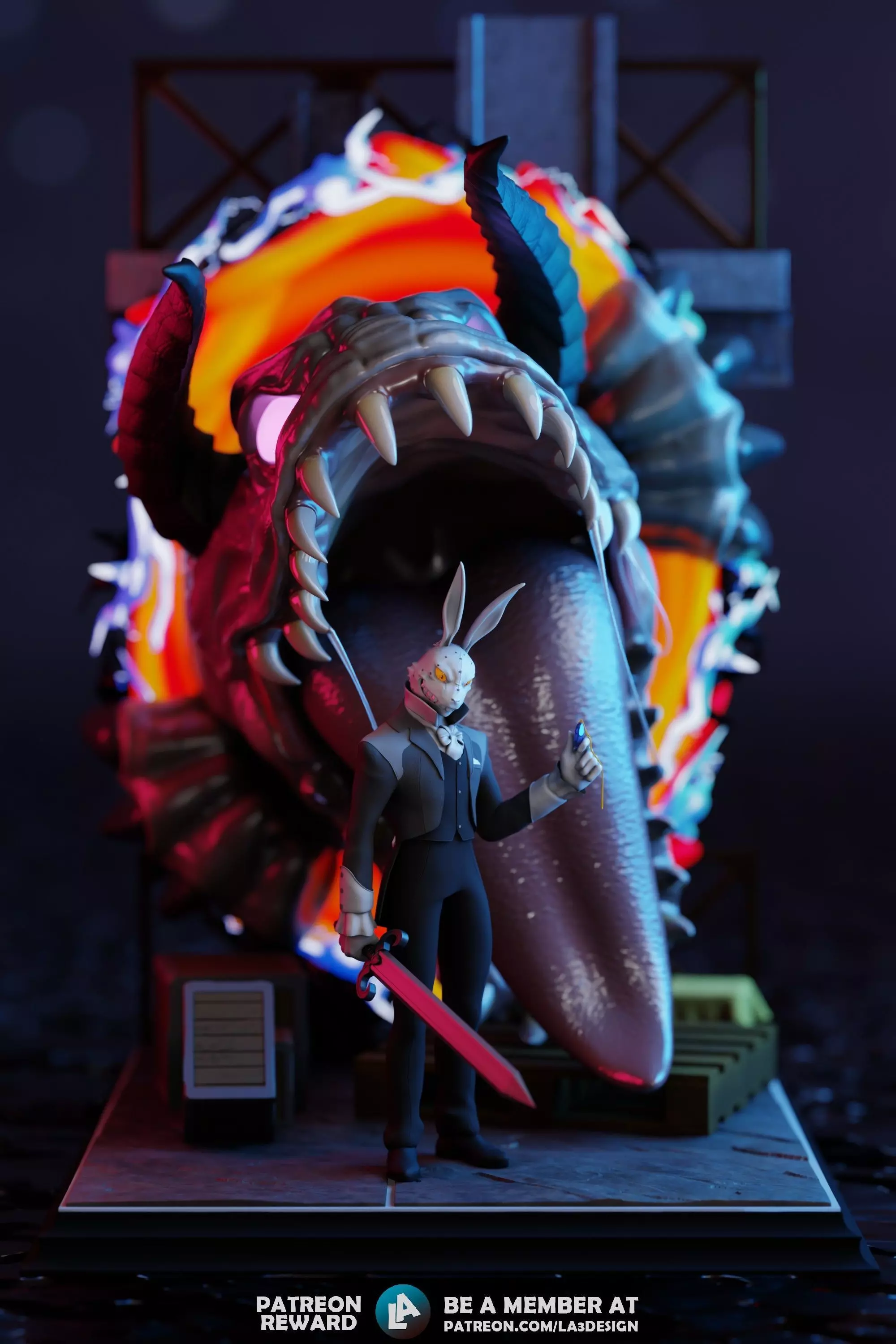 The Rabbit Alt version - Devil May Cry - Fan Art 3D print model_0