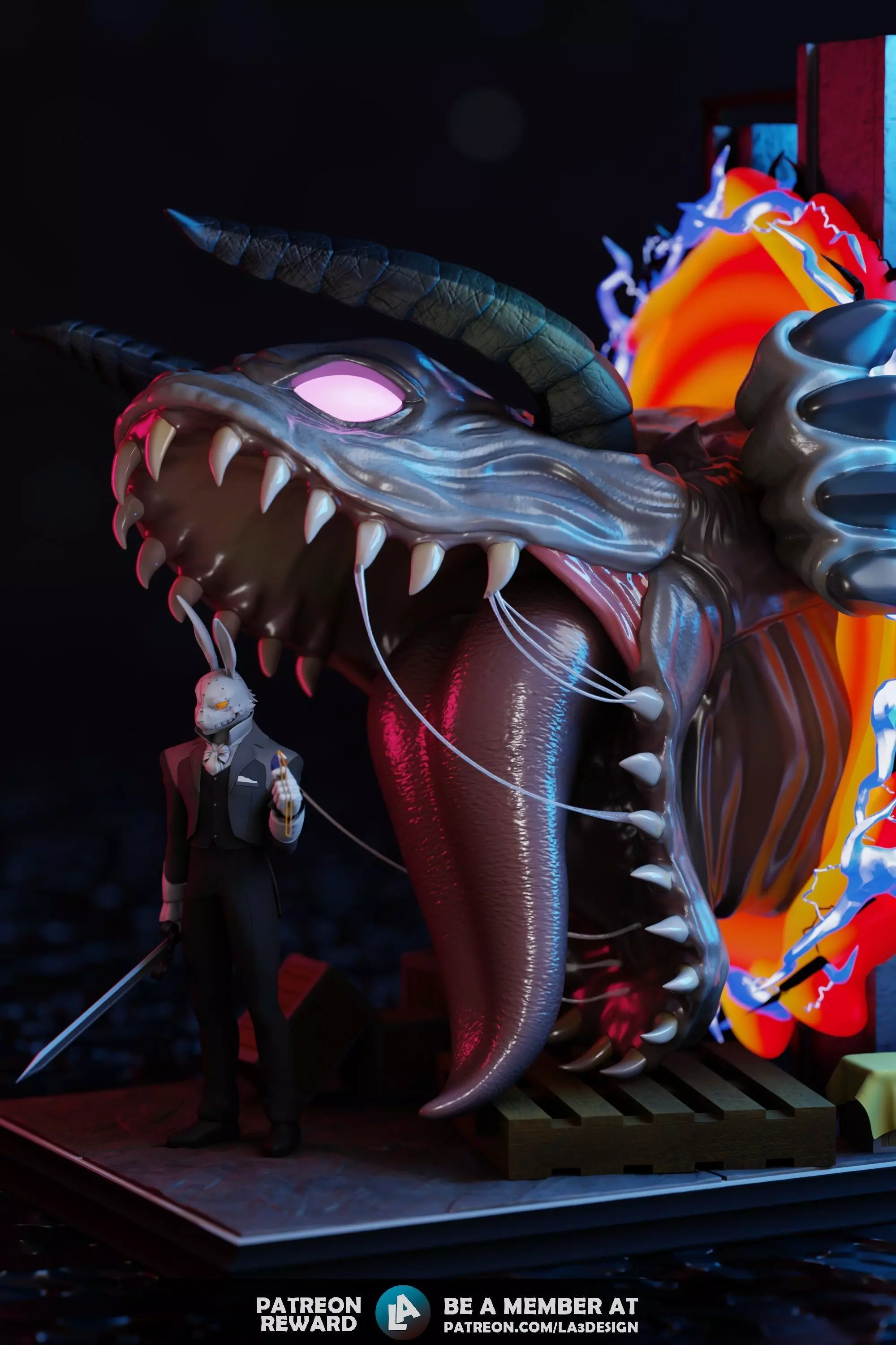 The Rabbit Alt version - Devil May Cry - Fan Art 3D print model_4