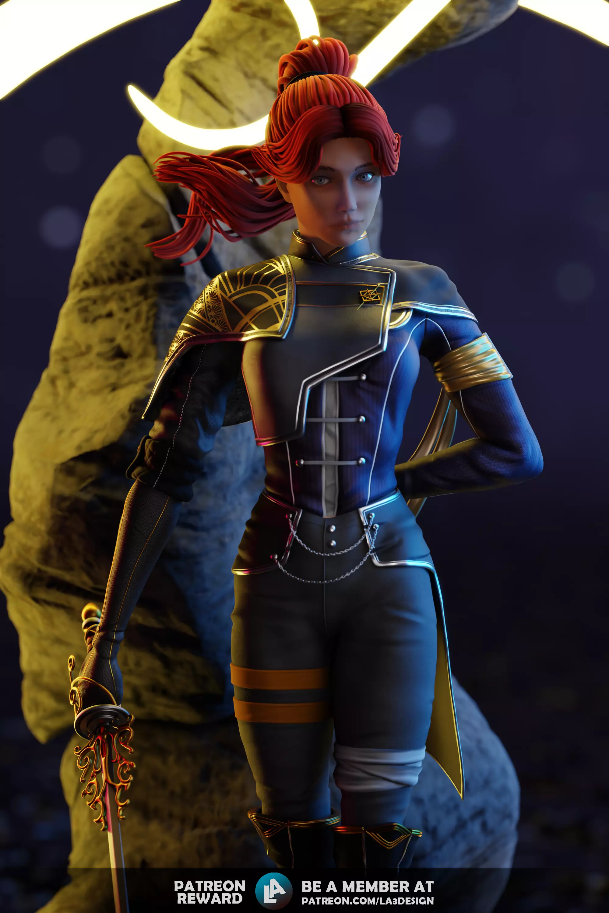 Maelle from Clair Obscur Expedition 33 - Fan Art 3D print model